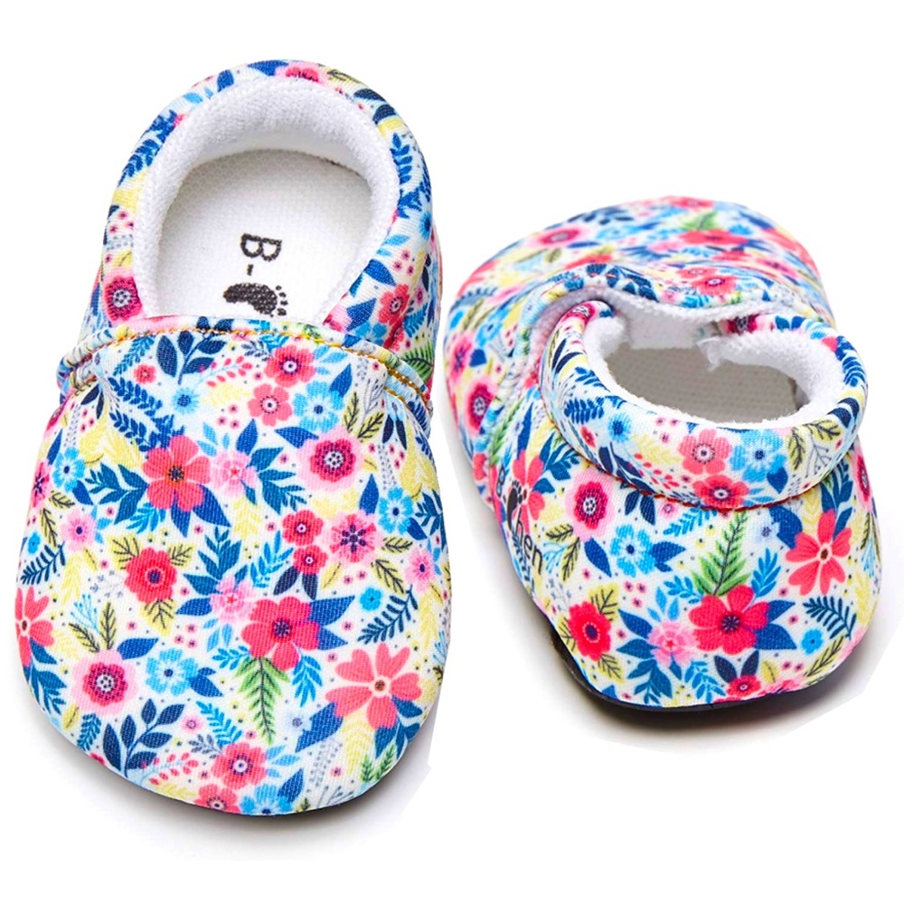 Girl’s Floral Slippers